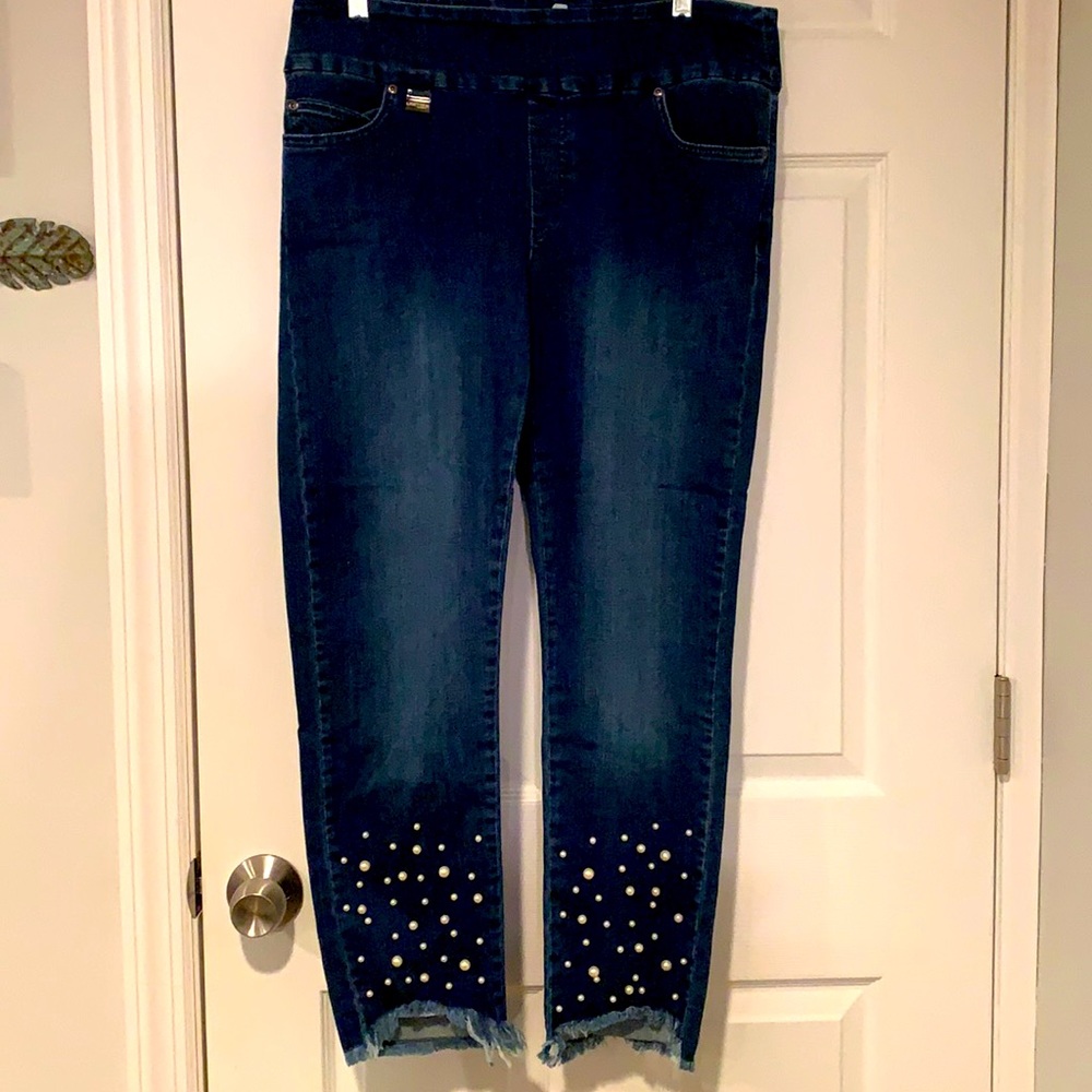 Listte Montrèal Pearl Frayed Ankle Cut Jeans